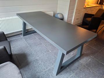 Ruime eettafel 220x90 cm