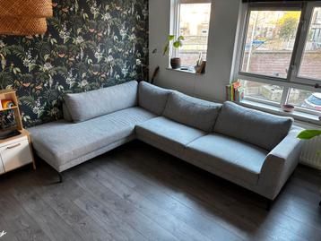 Gratis! Licht grijze Montel hoekbank