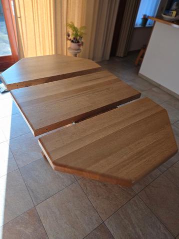 GRATIS GRATIS...8 Hoek Massief Licht Eiken eettafel *