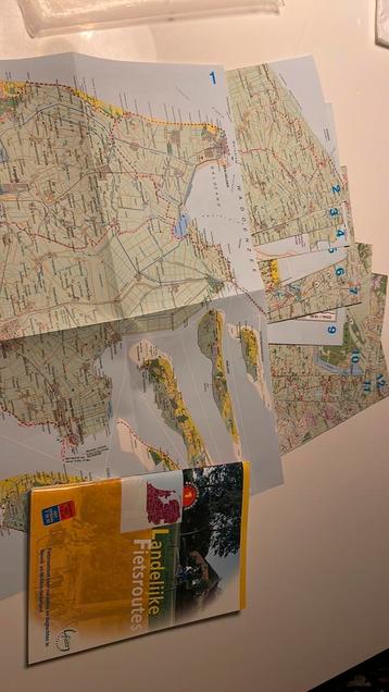 Landelijke fietsroutes noord 12 kaarten 1998