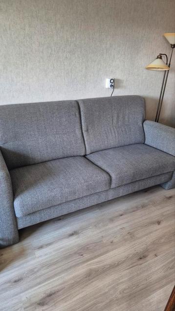 Supernet bankstel grijze tweedstof