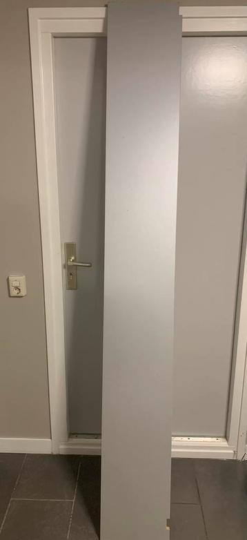 Plank 18 mm / 225 lang alu kleur