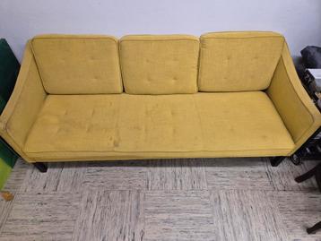 3-zits bankstel Goossens - Geel/Groen - Gratis af te halen