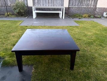 Houten tafel - Vierkant model