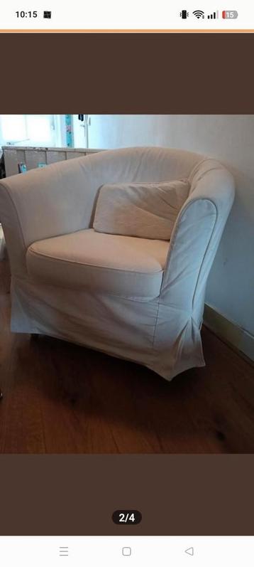 Tullstra stoel, crème wit