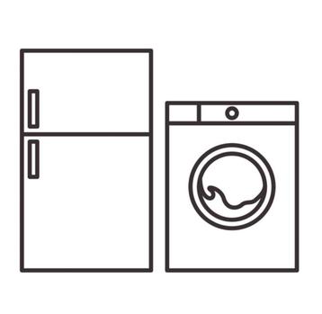 Wasmachine of koelkast