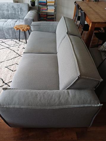 Comfortabele grijze elementen bank - 210 cm breed