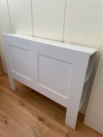 Hoofdbord bed, wit, 111x146x28, goede staat