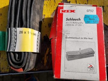 Binnenband fiets, 2 x nieuw, 26 x 1 3/8.