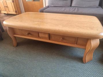 Houten Salon Tafel met Lades