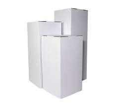 Kartonnen sokkel wit