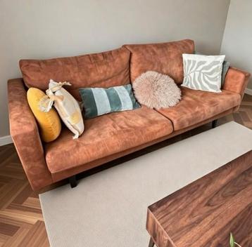 Bankstel 187 cm breed, incl. leuningen