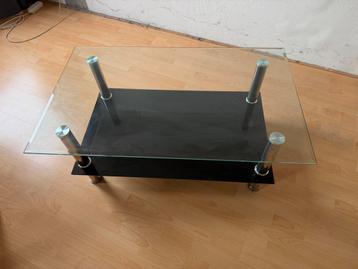 Glazen salontafel / tv meubel