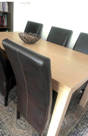 4eetstolen+ eet tafel 180x80 graties nemen