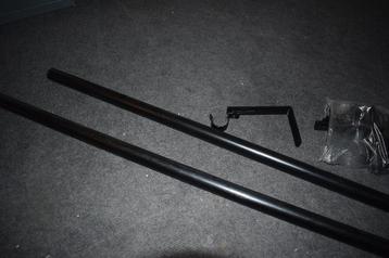 Gordijnroede (inclusief ophanging en haken)