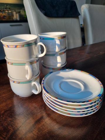 Cups and saucers