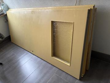 Opdekdeuren met glas (binnendeuren) Gratis af te halen