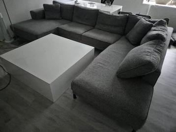 Witte hoogglans salontafel