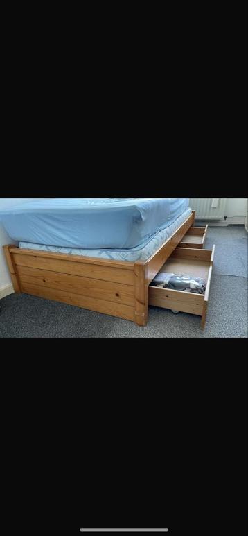 Stijlvol Houten 1-persoonsbed