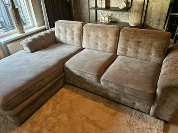 Antraciet hoekbank - Gratis