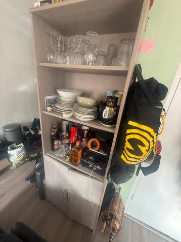 Moet weg dit weekend! - Half open kast - 203x70x35cm -