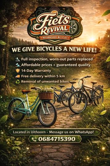 Fiets Revival - Opgeknapte fietsen met garantie!
