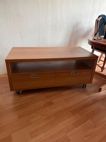 Houten kast/tafel met opbergruimte