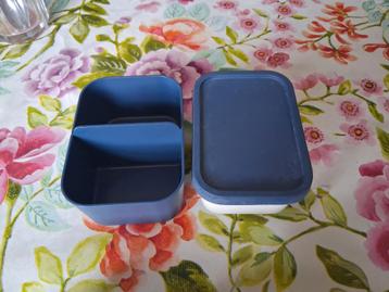 Mepal bentobakje + minibox met deksel - Nordic denim (blauw)