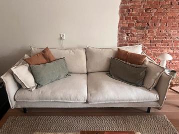 Karwei Gayle 3-zitsbank - Beige/Wit/Zandkleurig