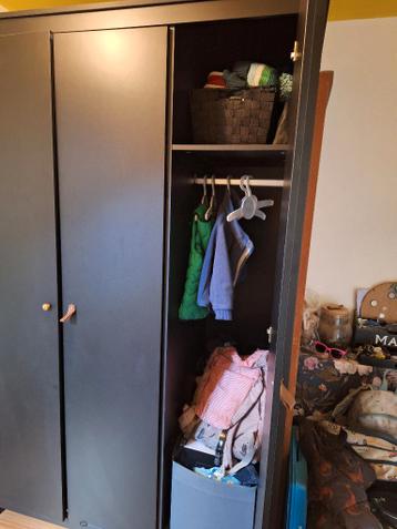 Kledingkast Zwart - gratis afhalen