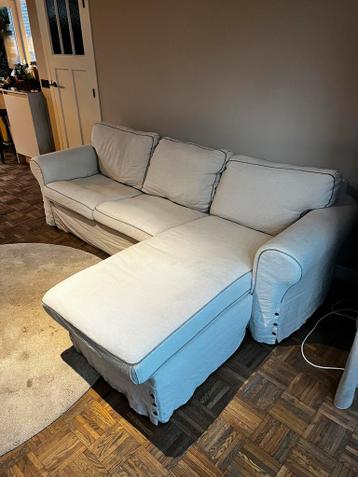 Beige hoekbank - hoek kan links en rechts