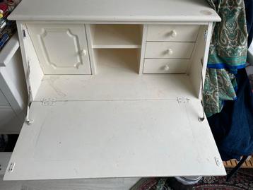 Vintage Bureaukast met Opbergruimte