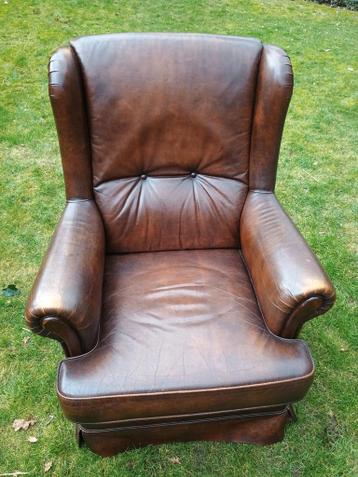 Gratis Bruine Leren Fauteuil