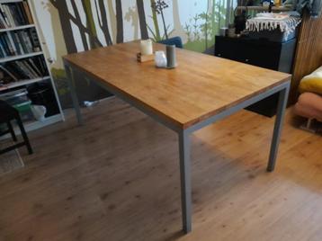 Gratis - tafel met massief houten blad 180*90*78 cm