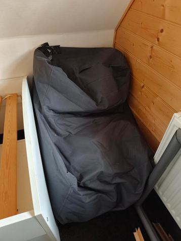 Donkergrijze/zwarte zitzak - gratis ophalen