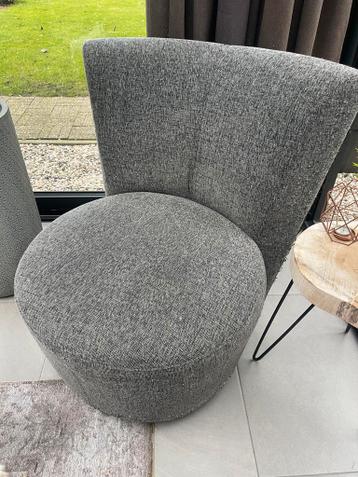 Grijze Stoffen fauteuil