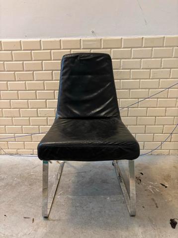 Zwarte design stoelen - 6 stuks