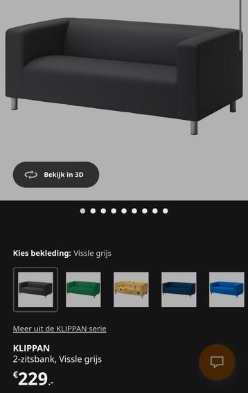 Gratis Ikea Klippan bank - 2-zits