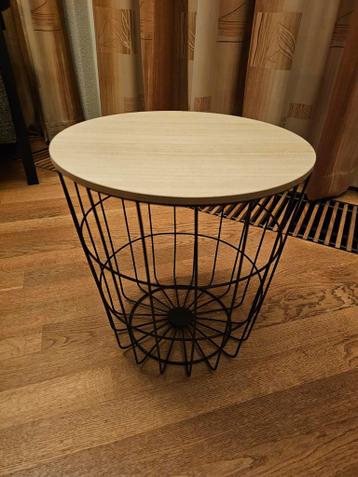 Bijzettafel opberger