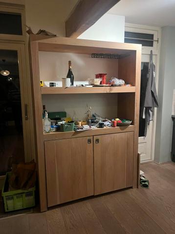 Fineer eikenhouten kast - gratis op te halen!