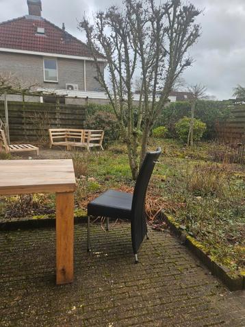 Zwarte stoelen (4 stuks)