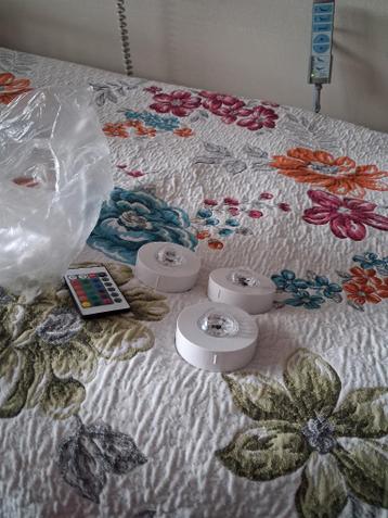 3 disco lampen met a b