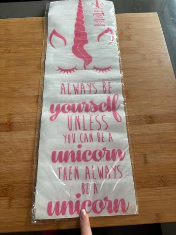 Unicorn Raamsticker - Nieuw