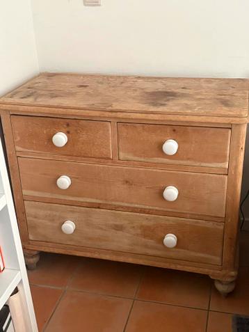 Grenen commode/ladekastje - Opknapper