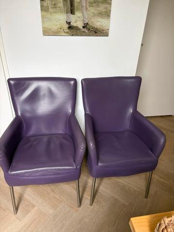 Lederen fauteuils - gratis af te halen!