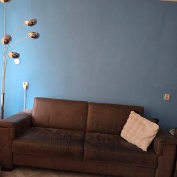 Nog mooie leren bankstellen, zit goed ,niet doorgezeten!!