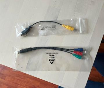 2 connectoren voor analoog video signaal