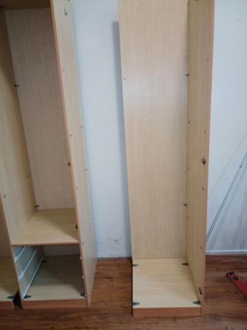 Linnenkast met 3 deuren en 3 laden, leg en hang