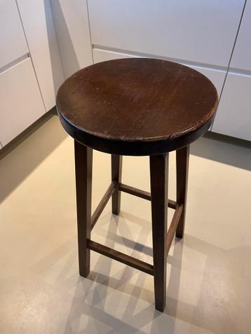 Houten barkruk - 79 cm hoog