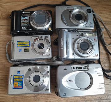 Sony,Lumix,Canon fotocamera's